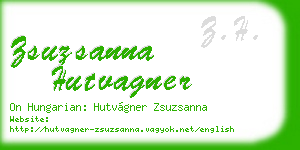 zsuzsanna hutvagner business card